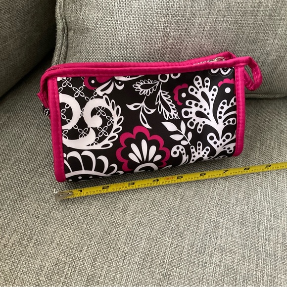 Two Pink & Black Modella Makeup Bags - Picture 3 of 15